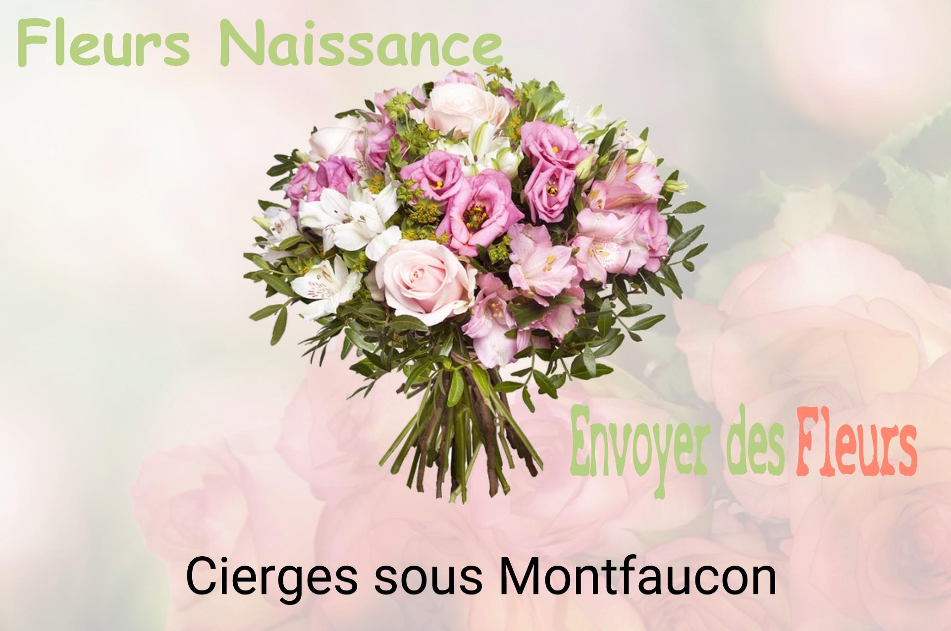 Bouquet de fleurs de naissance livré à Cierges-sous-Montfaucon