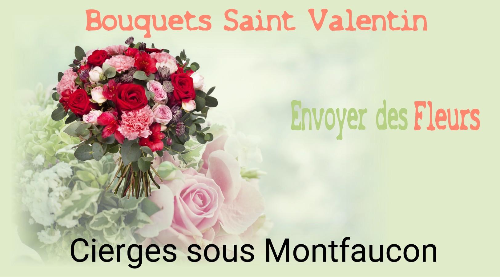 Roses de Saint-Valentin livrées à Cierges-sous-Montfaucon